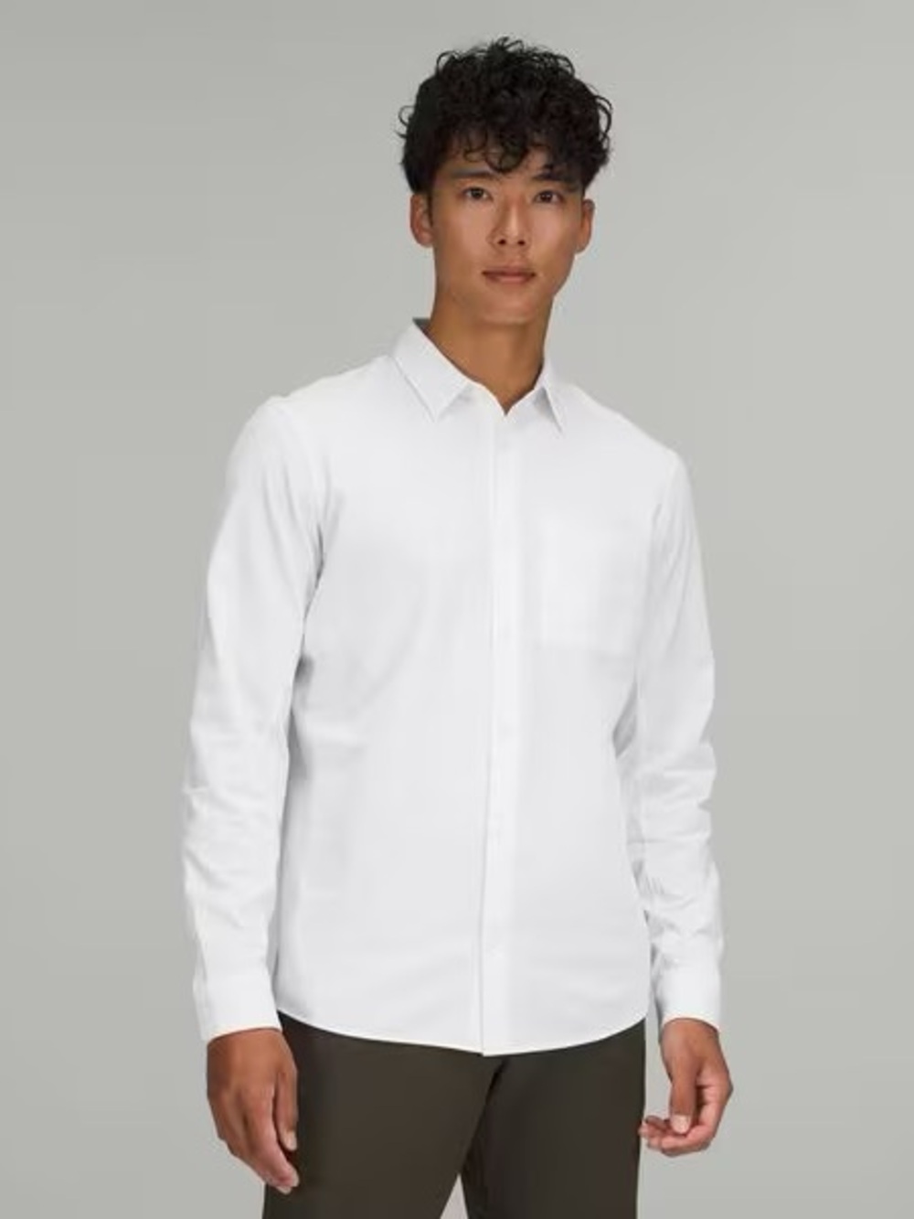 Lululemon Commission Long-Sleeve Shirt | White | Men’s M